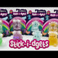 Stick-i-dgets (Purple) Color-Changing Squishy Toy that glows and pops!