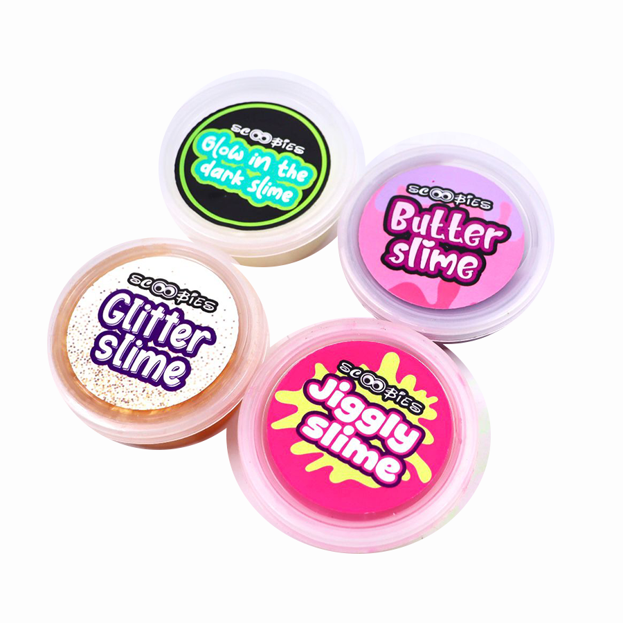 Uni GooGoo Slime Party (Pink) 4 Slimes + 20 Unicorn Dawdlers, Stretch, Squish & Decorate