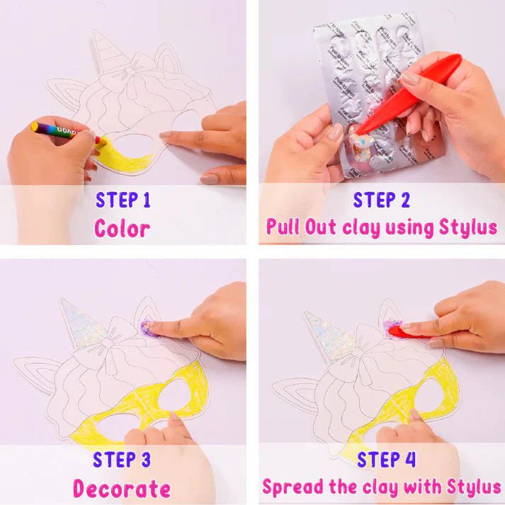 Clay DIY Eye Mask - THE UNICORN