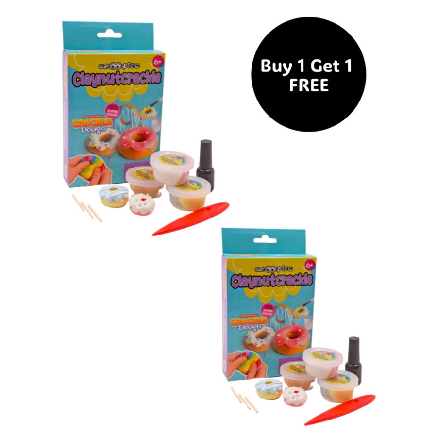 Buy 1 Get 1 Free, Crackle Dough - Sensory & Auditory Delight for Kids