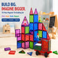 Scoobies Brickable Magnetic Tiles, 70 PCS Building Set for Kids | Magnetic Construction Tiles with Brick-Compatible Surfaces, Figures & Vehicle | STEM Creative Play Toy | Ages 3+