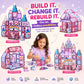 Scoobies Unicorn Magical Magnetic Tiles, 100 PCS Building Set for Kids | Unicorn-Themed Magnetic Construction Toy with Rainbow, Candy & Castle Pieces | Creative STEM Play | Ages 3+