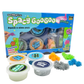 Spacy GooGoo Slime Set (Pack of 4) – Glow, Glitter, Jiggly & Butter Slime with 20 Spooky Wall Crawlers, Sensory Play Toy for Kids (3+ Years)