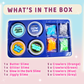 Spacy GooGoo Slime Set (Pack of 4) – Glow, Glitter, Jiggly & Butter Slime with 20 Spooky Wall Crawlers, Sensory Play Toy for Kids (3+ Years)
