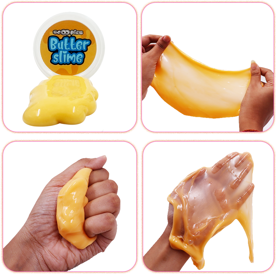 Spacy GooGoo Slime Set (Pack of 4) – Glow, Glitter, Jiggly & Butter Slime with 20 Spooky Wall Crawlers, Sensory Play Toy for Kids (3+ Years)