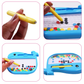 Scoo Tiny - Whale Shaped Magnetic Board  with 45 Colorful Beads, 10 Pattern Sheets & a Stylus | Montessori Learning Toy for Kids 3+ | Screen-Free Play