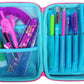 Butterfly Pencil Case | With Detachable Mirror | Multipurpose Pouch | Dazzling Colours - Scoobies