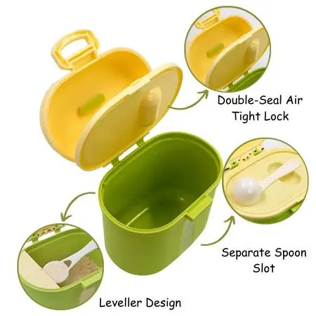 Tupperware 4 Ounce Snack Cups Set of 2 with Yellow Green Seals