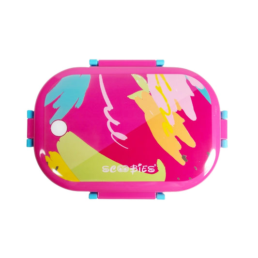 Scoo Yum 3D Lunch Box  |   With Removable Compartment Separator  |   Pinky Chic Design  |   Insulated