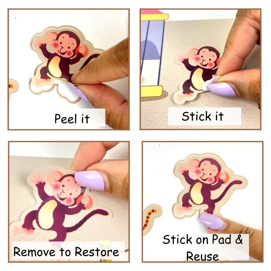 Reusable Sticker Pad - No Mess Sticky Play
