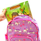 Unicorn Glow-in-the-Dark Bag  |  With Stationery Pocket  |  Internal Laptop Sleeve |  Cute Unicorn Design
