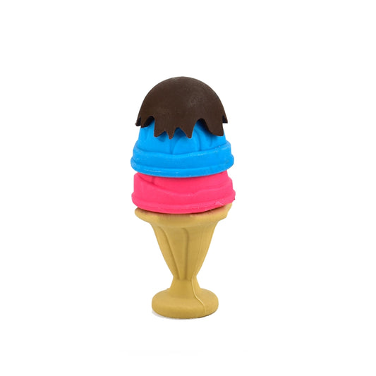 Ice cream Pencil Eraser |  Non-Toxic |   Latex, Dust & Smudge-Free | Age-Resistant |  Minimal Crumbling |  Cute Icecream Cone  Shape |  Colour Swappable