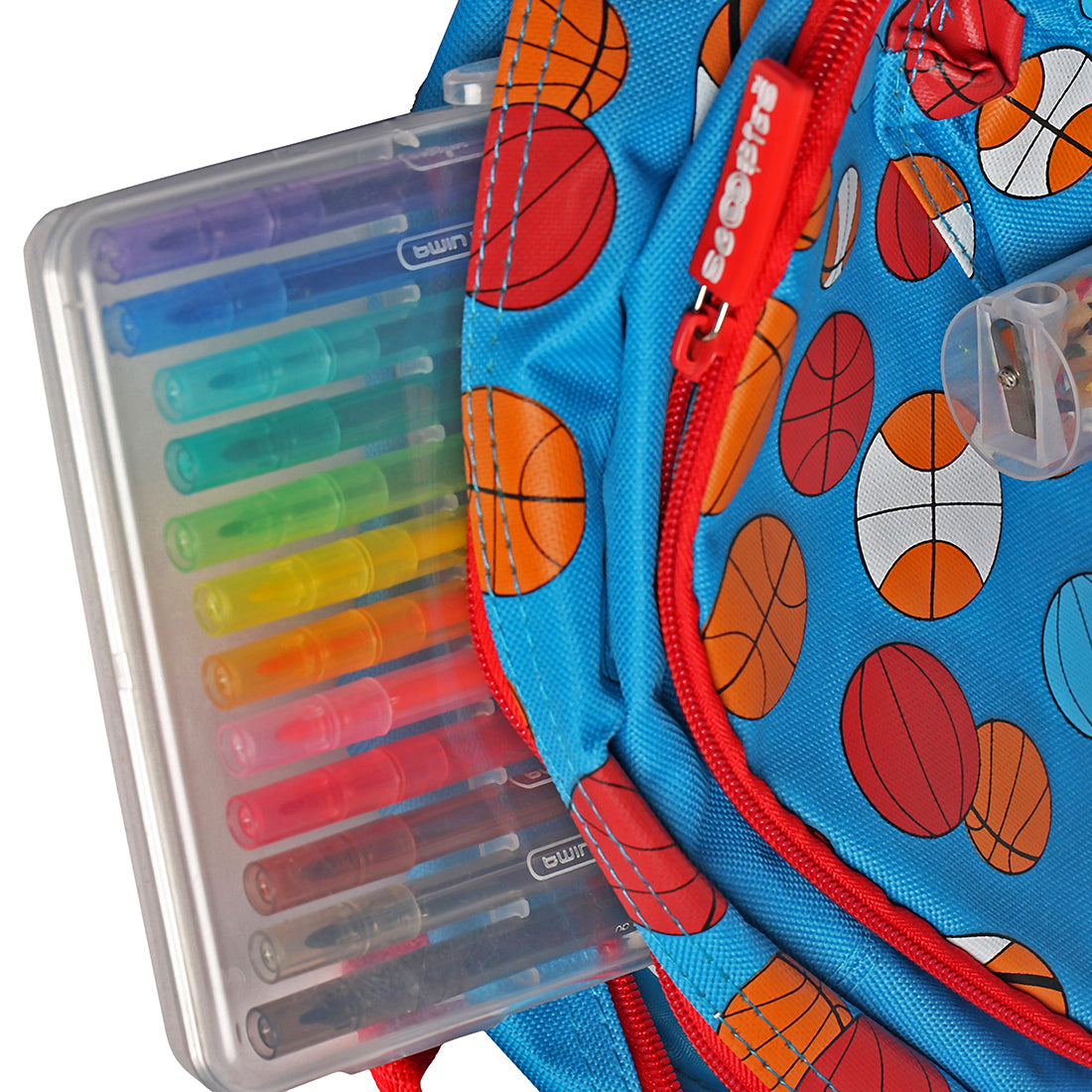 Rapid BB Bag | Wacky Design |  Vivid Colours |  Basketball Print