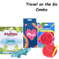 Travel on the Go (Red)  | Bundle of 3   | With Special Magnetic Writing Pad  | Ideal Gift Set