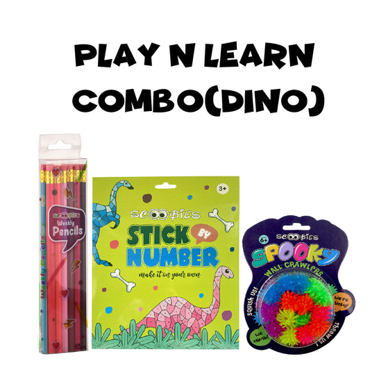 Play N Learn Combo (Dino) | Pack of 3  | Money Saver Deal