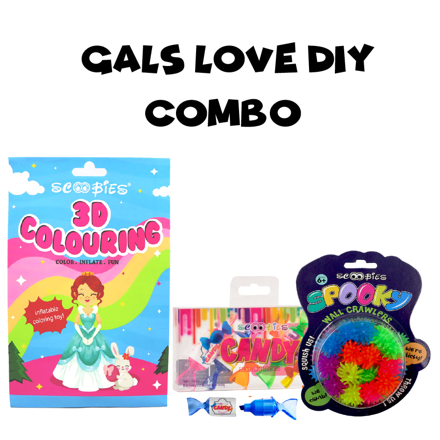 Gals Love DIY Combo  | Set of 3 | Kids Activity Box
