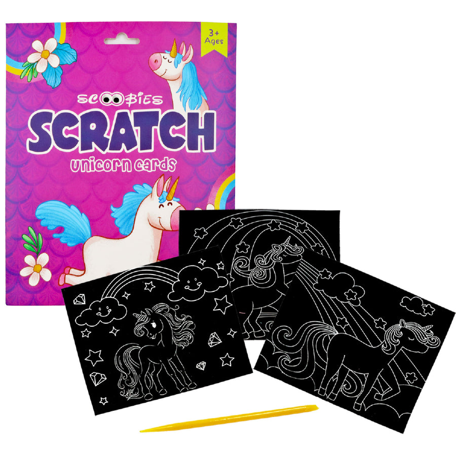 Scratch Cards - Unicorn Theme | 3 Activity Sheet | Ideal DIY Craft