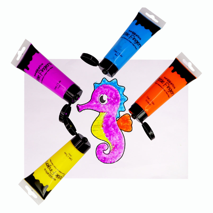 Rainbow Finger Paints - For your First Painting