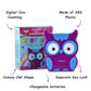 Owl Piggy Bank |  With Automatic Coin Counting  | LED Display Screen |  Cute Owl Shape |  Key Lock