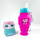 Owl Silicone Water Bottle