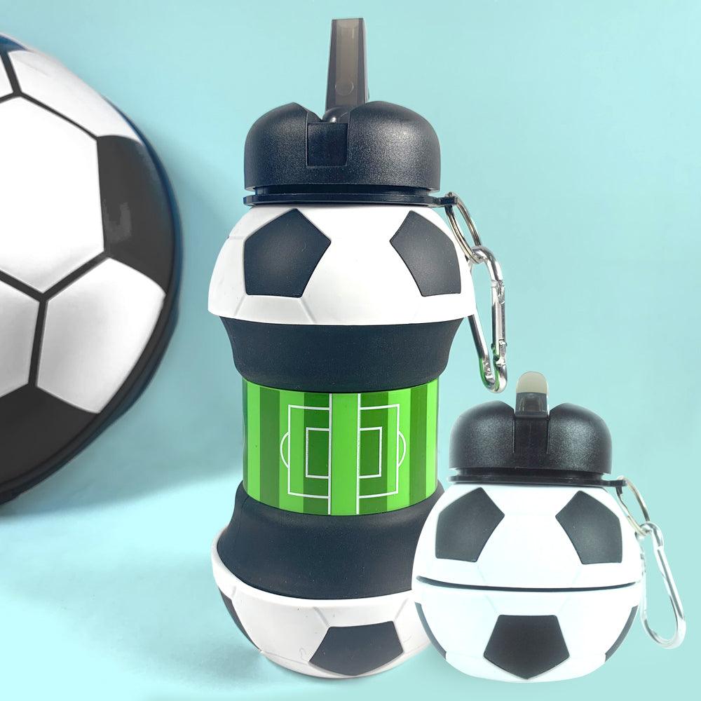 Football Water Bottle (Black & White) - Scoobies