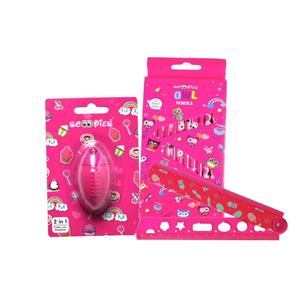 All in 1 Stationery Pink - Scoobies