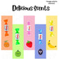 Candy Highlighters |  Dual Fine Tip |  Delusive Cutesy Candy Shape | 5 Assorted Colours | Long-lasting Candy Scent - Scoobies