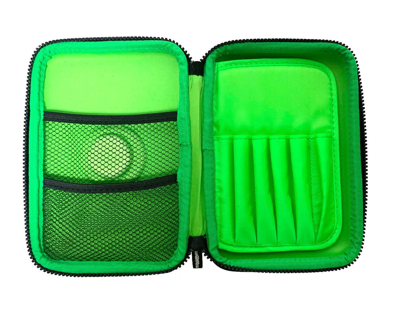 Footie In Scoobies Time Pencil Case  |  In-built Watch  |  Sporty Green Design - Scoobies