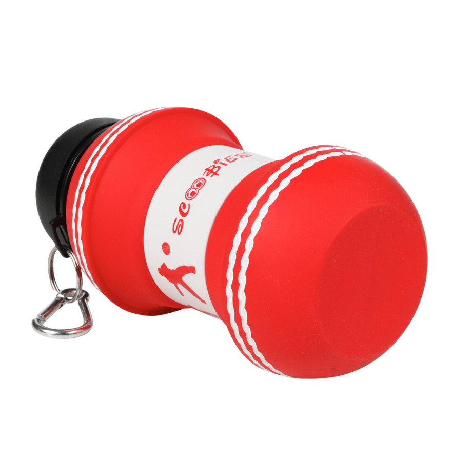 Cricket Water Bottle |  Adjustable & Collapsible |  Hangable |  Cool Cricket Design - Scoobies