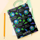 Football Love Notebook | 80 Ruled Premium Pages |  Spiral Bound |  Soft Cover | A4 Size | Ideal Gifting Option - Scoobies