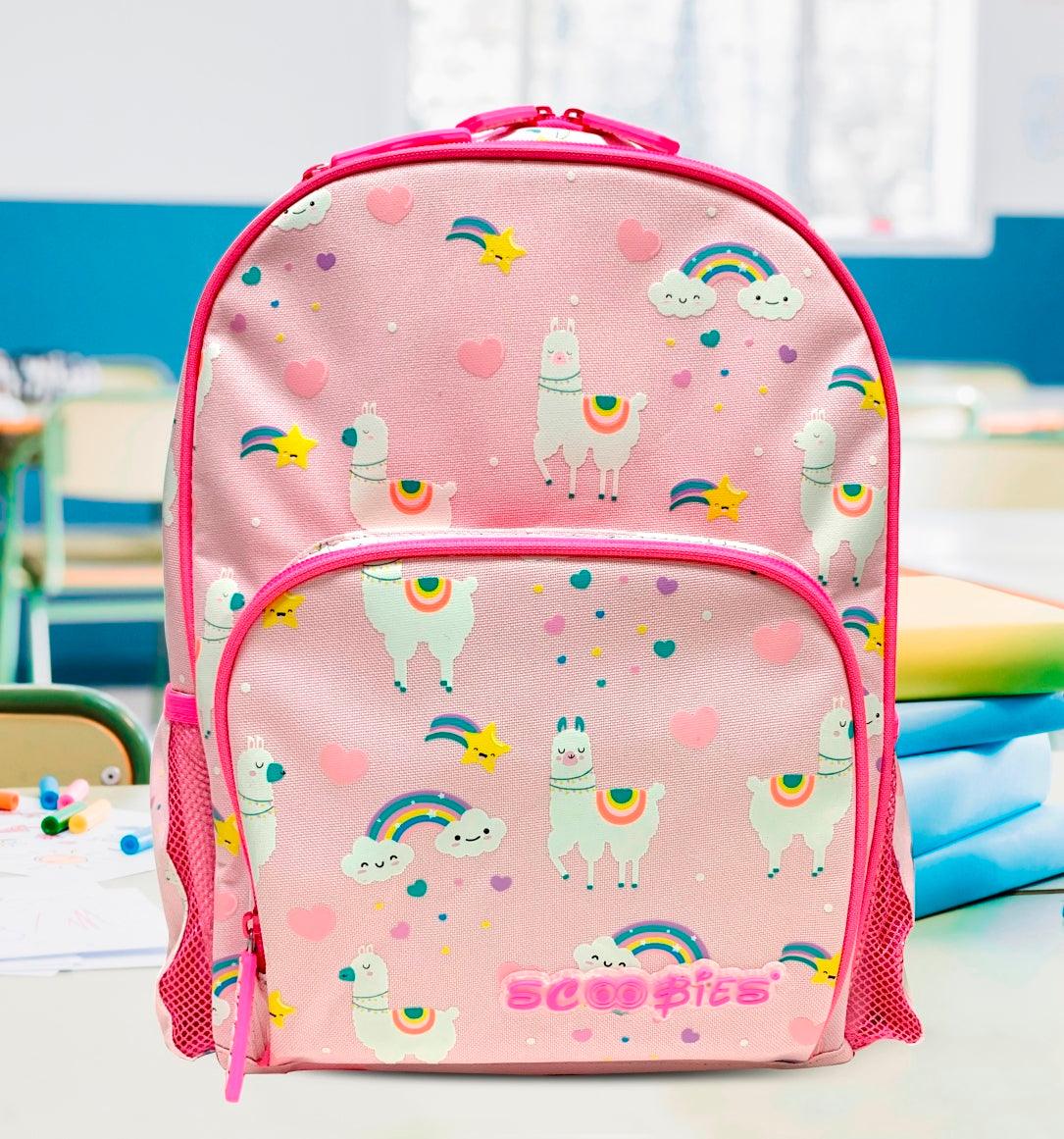 Llama Glow In The Dark Bag  |  Inimitable Design |  Llama Print  | Prink Pink Colour - Scoobies