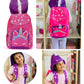 Unicorn Hoodie Bag Combo |  Best Back to School Essentials Pack | Pretty Pink Joy Box  for Girls