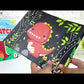 Scratch Cards - Dinosour Theme | With Activity Sheet | Ideal DIY Craft