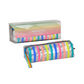 Stripe Love Pencil Pouch | With Ribbon Zip Puller| Holographic Shiny Print |  Multi-Utility Pouch