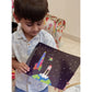 Drawing Stencils (Space)  | Astronomy Theme  |  With Wooden Stylus |  Scratch & Stencil Set |   Stencil Colour Activity  |  DIY for Kids