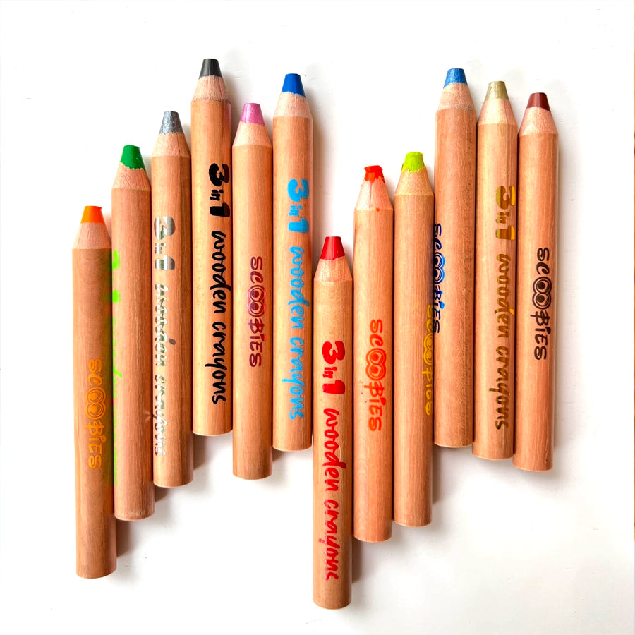 Wooden Crayons - Mr. All Rounder