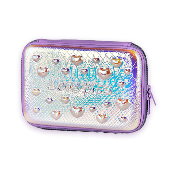 Holographic Pencil Case | Dazzling Colours | Holographic Print | Snazzy Design | Multi-use Pouch