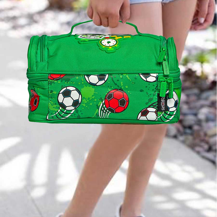 Whipper Snapper Lunchbag |  Football Print | Insulated |  Applique Badge Design